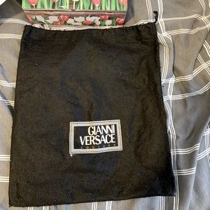 Versace black dust bag